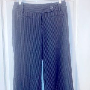 Tracy Evans Limited black pinstripe business pants, size 11
